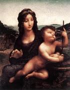 LEONARDO da Vinci Madonna of the Yarnwinder Spain oil painting artist